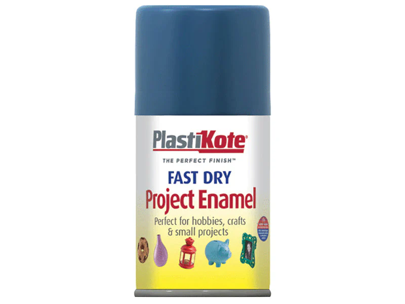 PlastiKote Fast Dry Enamel Aerosol Harbour Blue 100ml