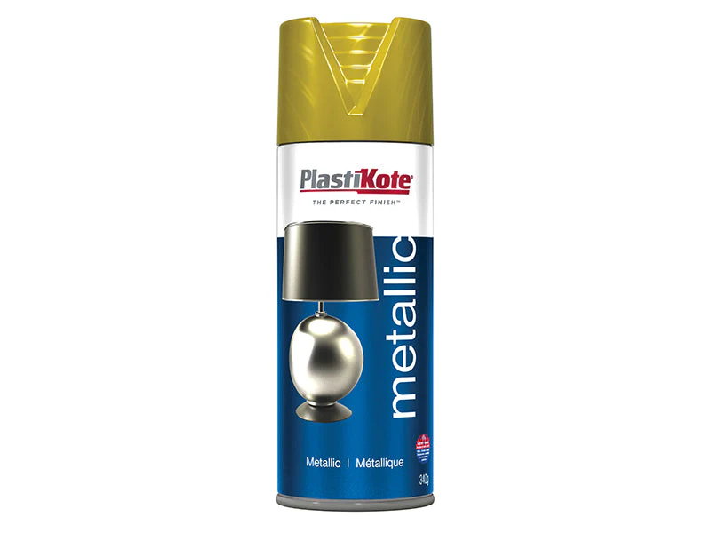 PlastiKote Metallic Spray Brass 400ml