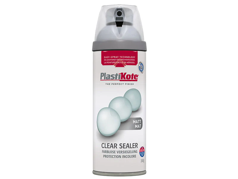 PlastiKote Twist & Spray Matt Clear Sealer 400ml