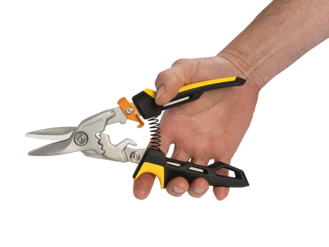 Fiskars PowerGear™ Aviation Snips Straight Cut 250mm (10in) - Image 7