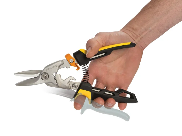 Fiskars PowerGear™ Aviation Snips Straight Cut 250mm (10in) - Image 8