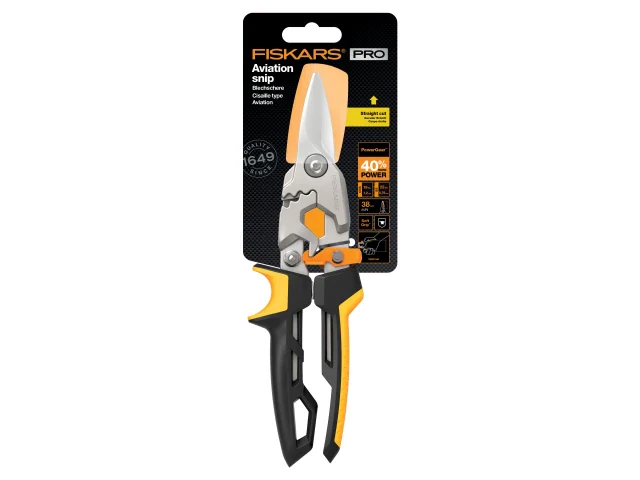 Fiskars PowerGear™ Aviation Snips Straight Cut 250mm (10in) - Image 9