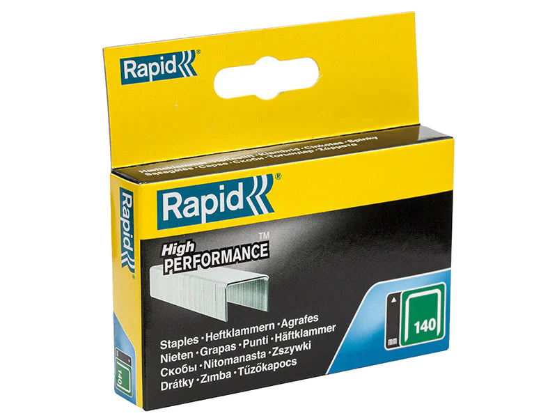Rapid  140/8 8mm Galvanised Staples (Box 2000)