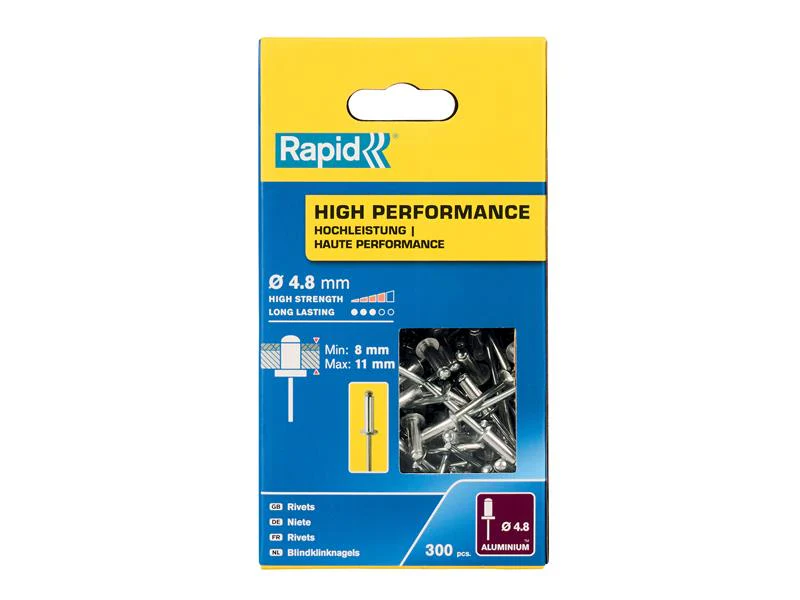 Rapid  High Performance Rivets 4.8 x 14mm (Box 300)