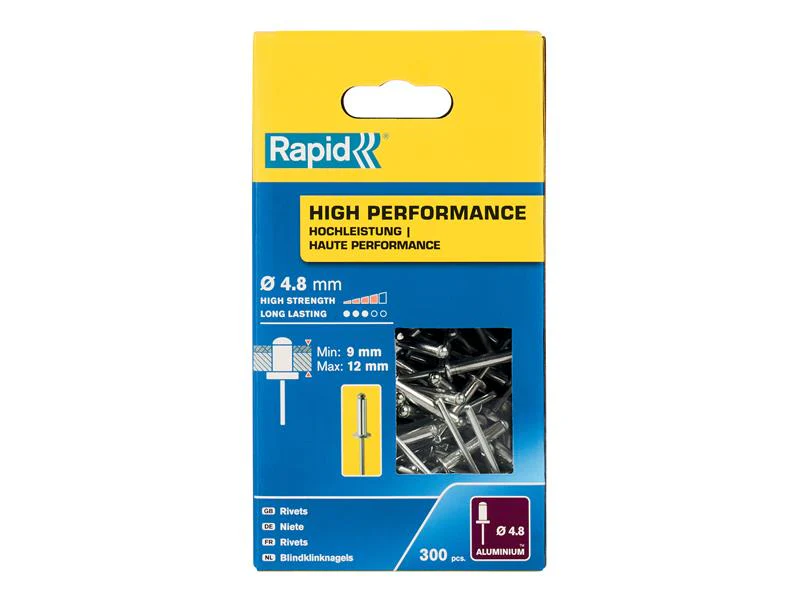 Rapid  High Performance Rivets 4.8 x 16mm (Box 300)