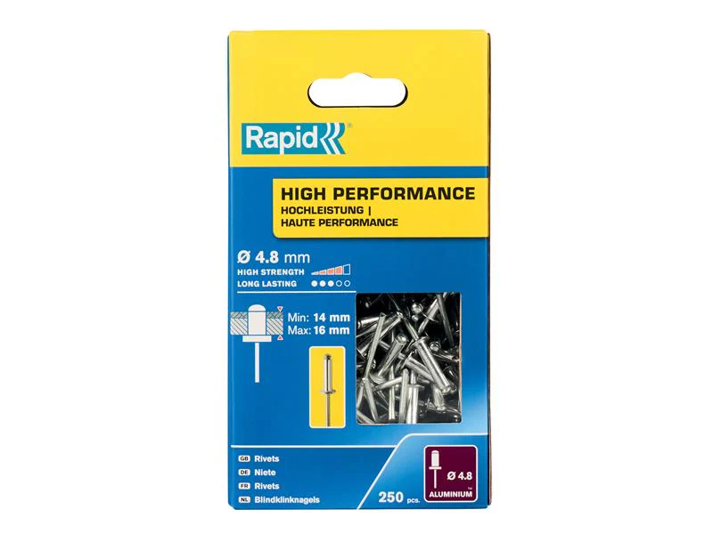 Rapid  High Performance Rivets 4.8 x 20mm (Box 250)