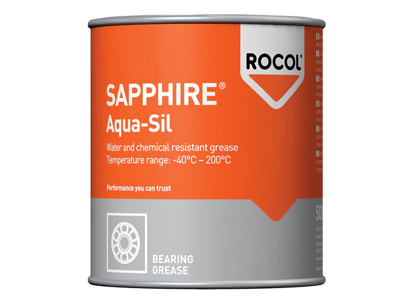 ROCOL  SAPPHIRE® Aqua-Sil Bearing Grease Tin 500g