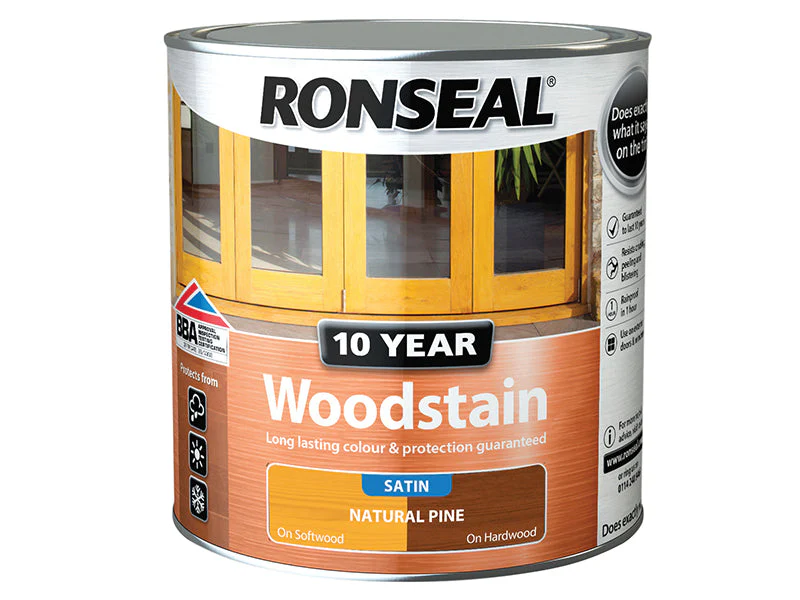 Ronseal  10 Year Woodstain Natural Pine 2.5 litre