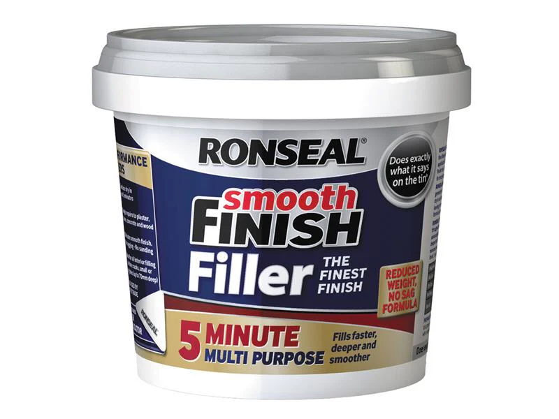 Ronseal  5 Minute Multipurpose Smooth Finish Filler Tub 290ml