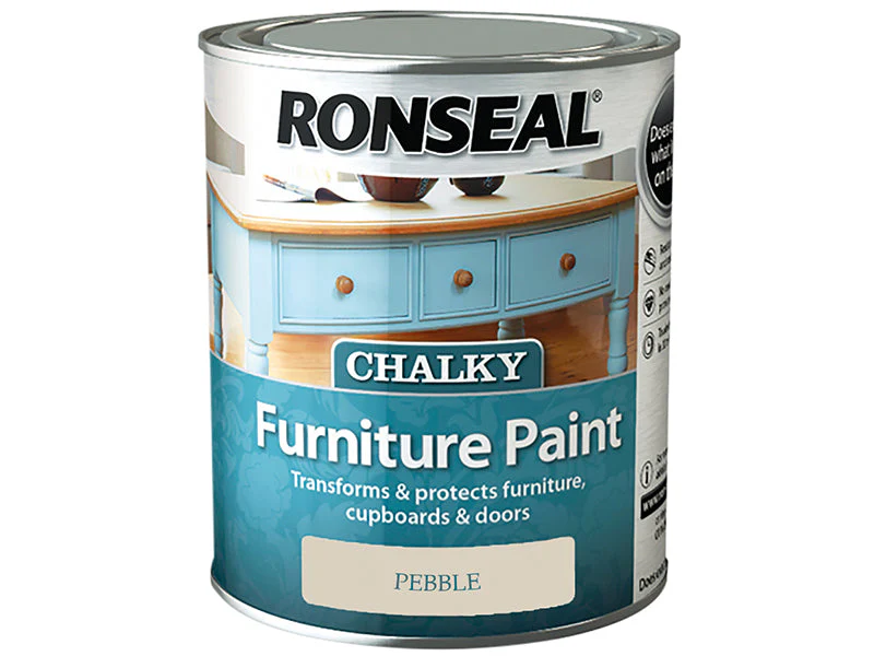 Ronseal  Chalky Furniture Paint Pebble 750ml