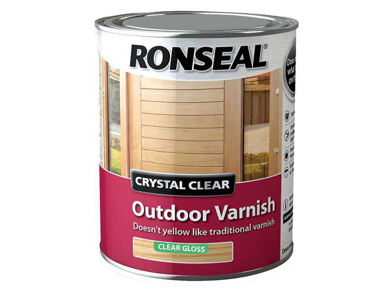 Ronseal  Crystal Clear Outdoor Varnish Matt 2.5 litre