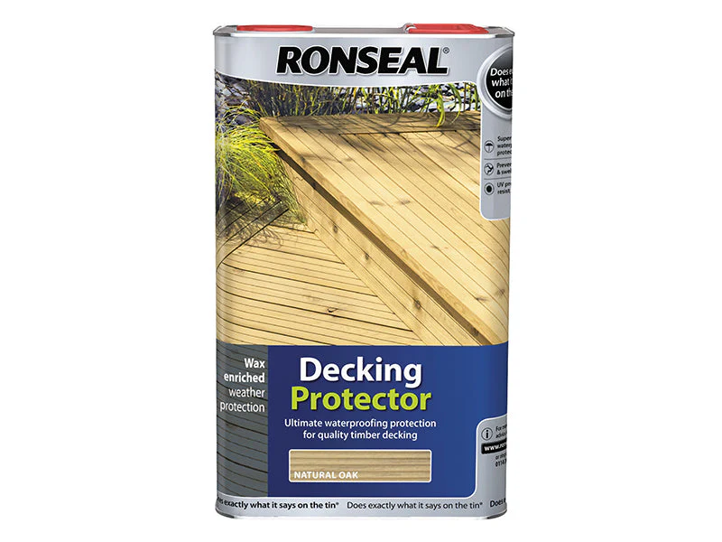 Ronseal  Decking Protector Natural Oak 5 litre