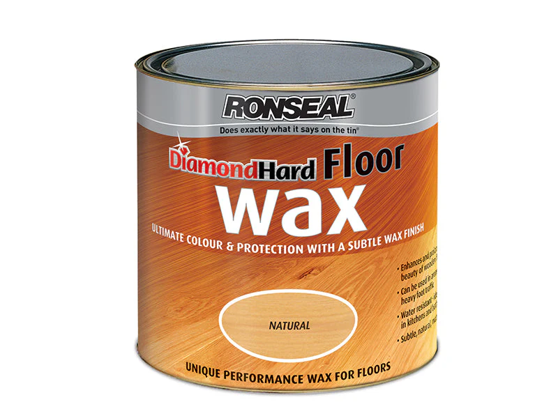 Ronseal  Diamond Hard Floor Wax Natural Oak 2.5 litre