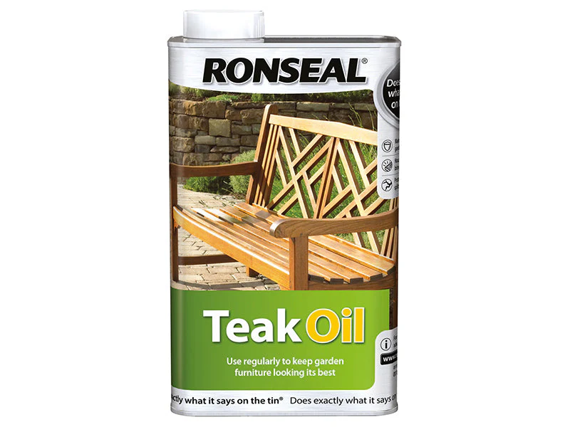 Ronseal  Garden Furniture Teak Oil Can 500ml