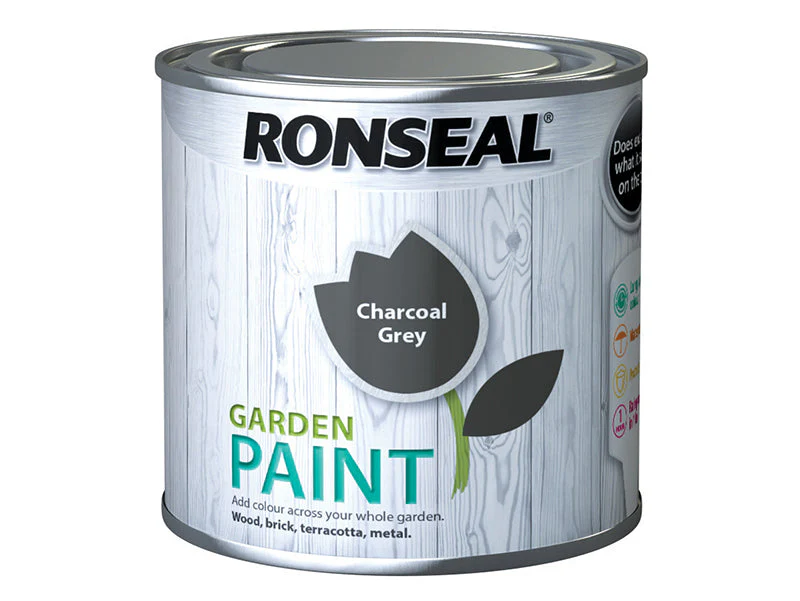 Ronseal  Garden Paint Charcoal Grey 250ml