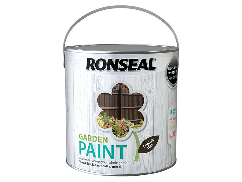 Ronseal  Garden Paint English Oak 2.5 litre