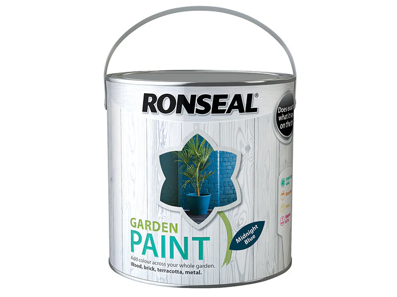 Ronseal  Garden Paint Midnight Blue 2.5 litre