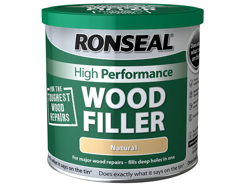 Ronseal  High-Performance Wood Filler White 550g