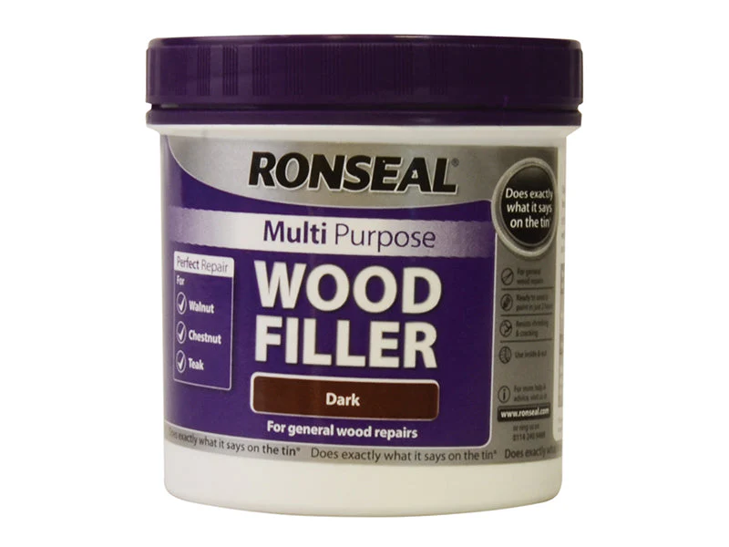 Ronseal  Multipurpose Wood Filler Tub Dark 465g