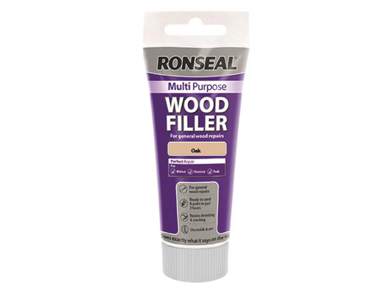 Ronseal  Multipurpose Wood Filler Tube Oak 325g