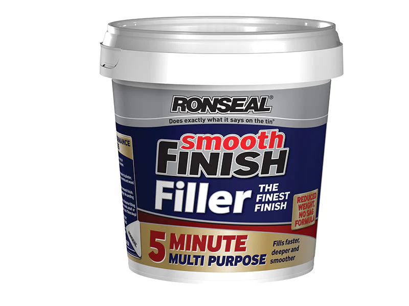 Ronseal  Smooth Finish 5 Minute Multipurpose Filler Tub 600ml