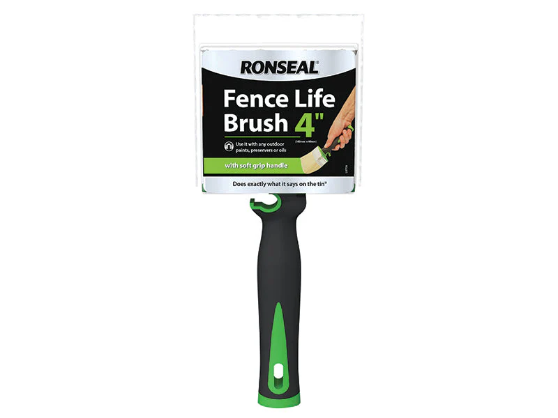 Ronseal  Soft Grip Fence Life Brush 100 x 40mm