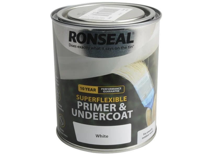 Ronseal  Superflexible Primer & Undercoat White 750ml