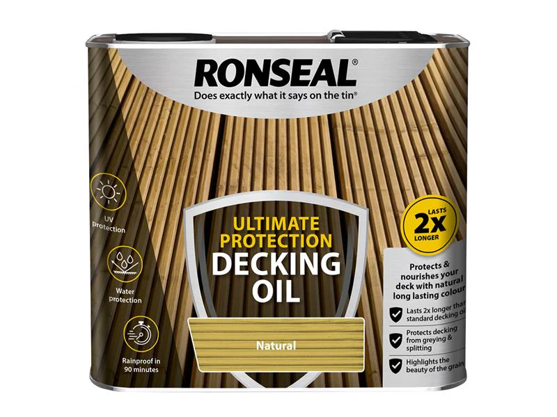 Ronseal  Ultimate Protection Decking Oil Natural 2.5 litre