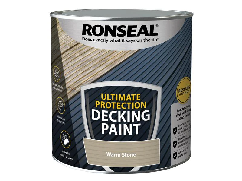 Ronseal  Ultimate Protection Decking Paint Warm Stone 2.5 litre