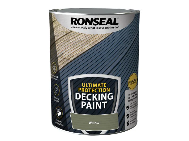 Ronseal  Ultimate Protection Decking Paint Willow 5 litre