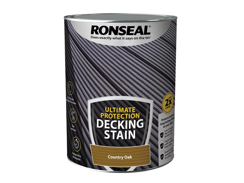 Ronseal  Ultimate Protection Decking Stain Country Oak 5 litre