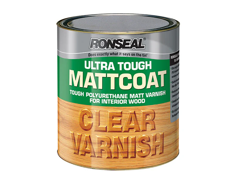 Ronseal  Ultra Tough Internal Clear Mattcoat Varnish 250ml