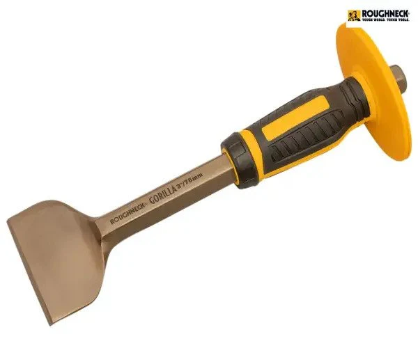 Roughneck Gorilla Brick Bolster with Non-Slip Hand Guard 76 x 279mm (3 x 11in)