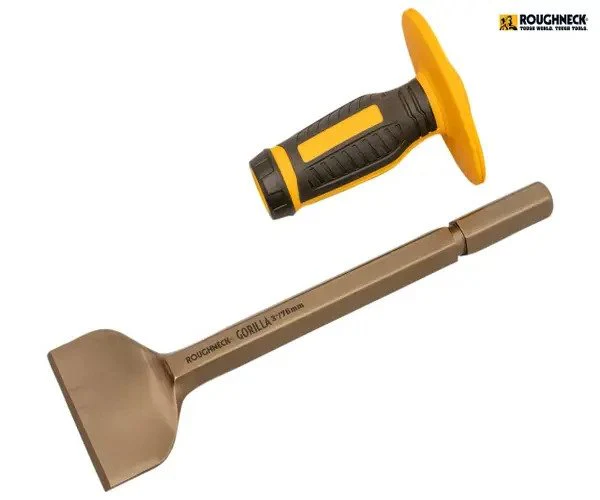 Roughneck Gorilla Brick Bolster with Non-Slip Hand Guard 76 x 279mm (3 x 11in) - Image 2