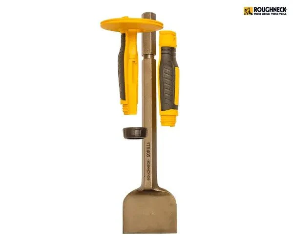 Roughneck Gorilla Brick Bolster with Non-Slip Hand Guard 76 x 279mm (3 x 11in) - Image 3