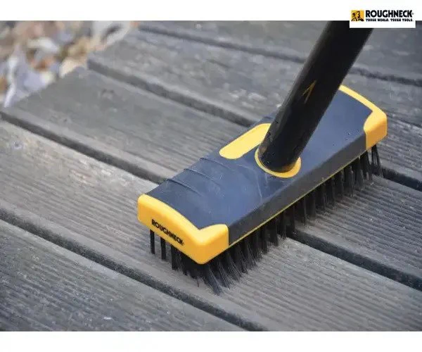 Roughneck Heavy-Duty Scrub Brush Soft Grip 200mm (8in) NO Handle - Image 2