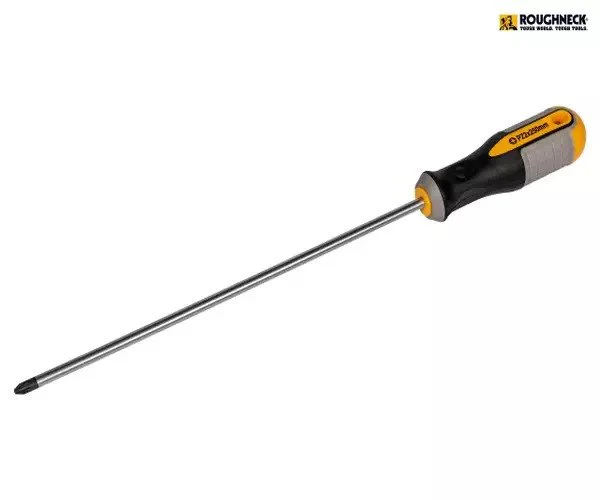 Roughneck Screwdriver Pozidriv Tip PZ2 x 250mm Long Reach - Image 2