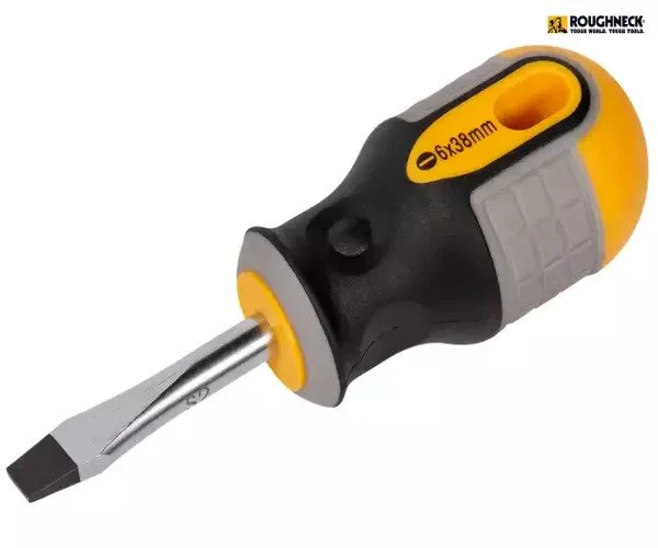 Roughneck Stubby Screwdriver Flared Tip 6.0 x 38mm - Image 2