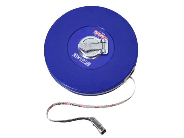Faithfull Rounded Long Tape 30m/100ft (Width 13mm) - Image 2