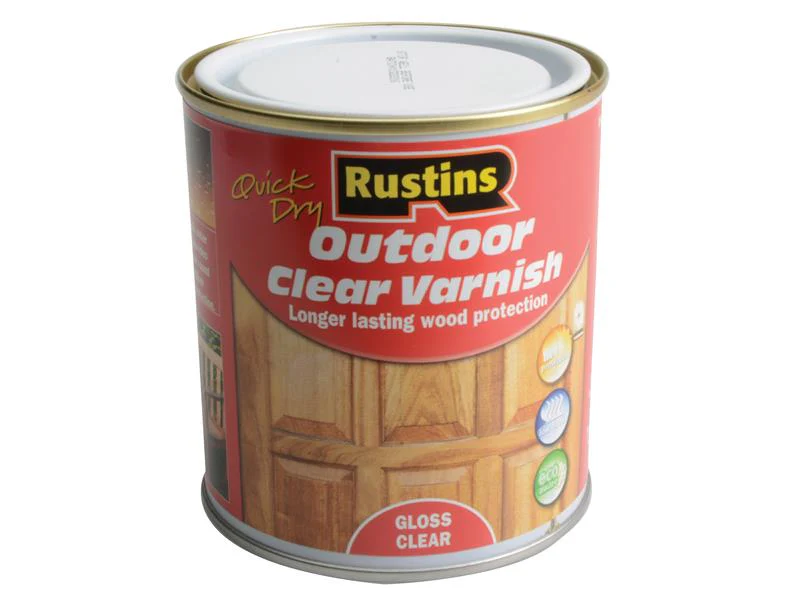 Rustins  Exterior Varnish Clear Gloss 500ml