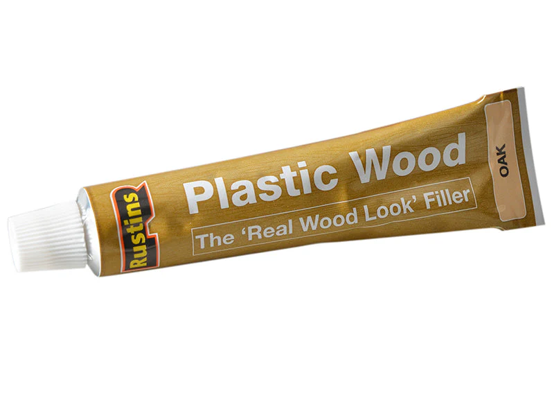 Rustins  Plastic Wood Tube Oak 20g