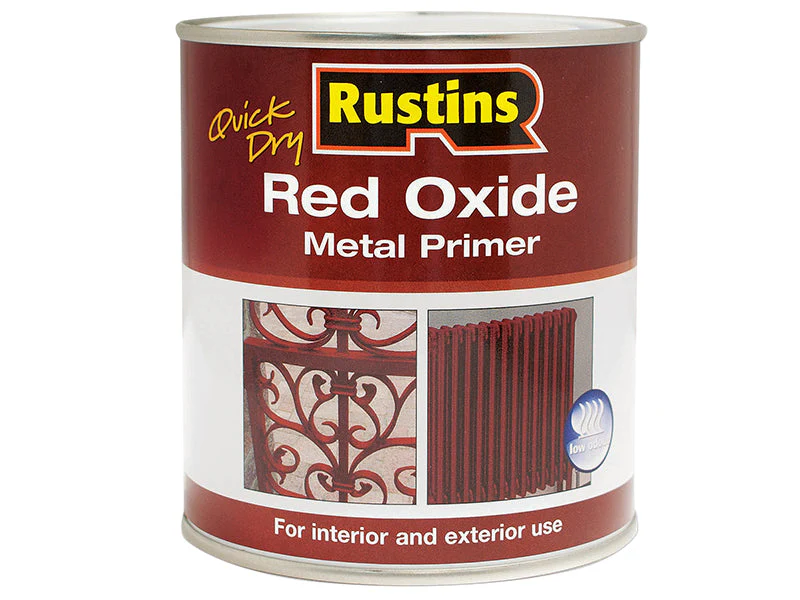 Rustins  Quick Dry Red Oxide Metal Primer 500ml