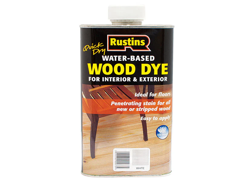 Rustins  Quick Dry White Wood Dye 250ml