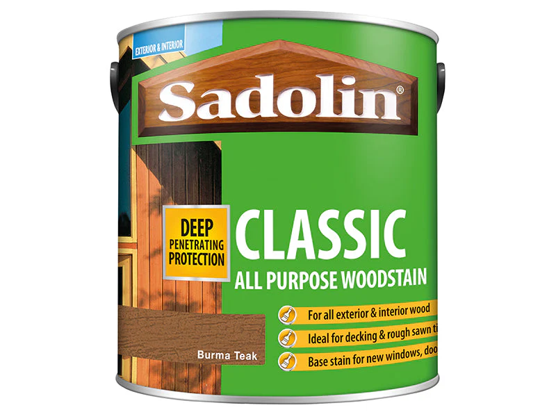 Sadolin Classic Wood Protection Burma Teak 2.5 litre