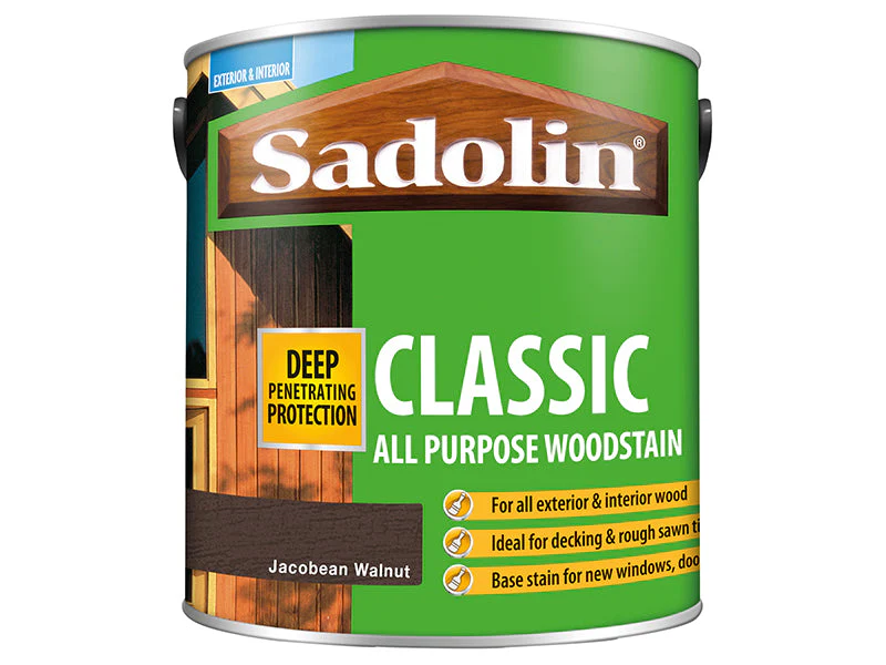 Sadolin  Classic Wood Protection Jacobean Walnut 2.5 litre