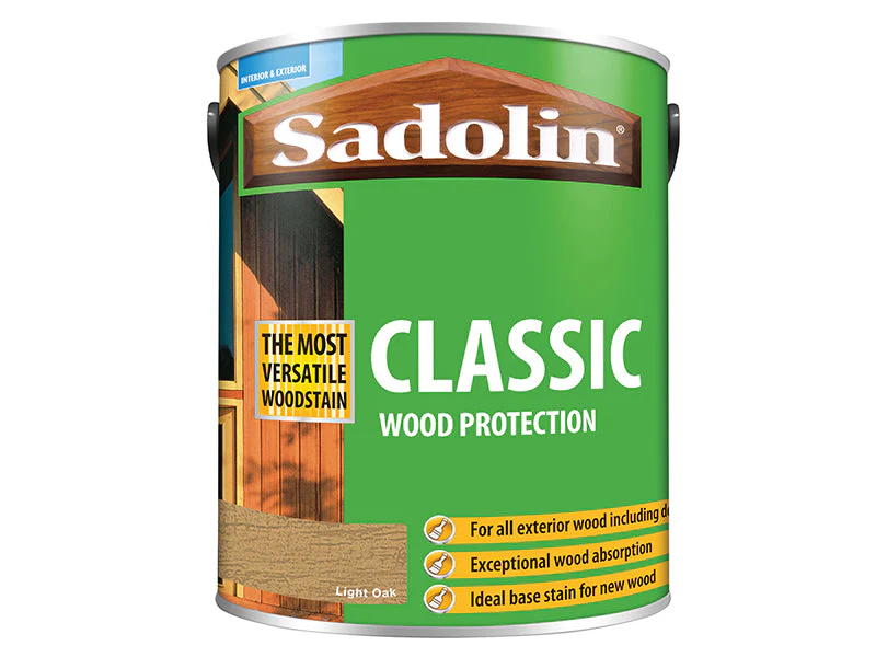 Sadolin Classic Wood Protection Light Oak 5 litre