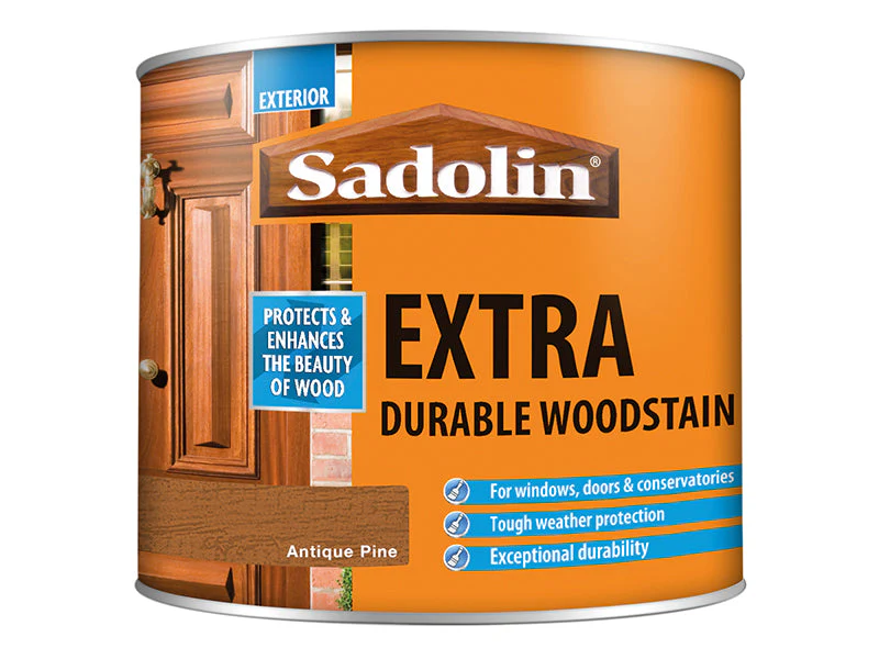 Sadolin  Extra Durable Woodstain Antique Pine 500ml