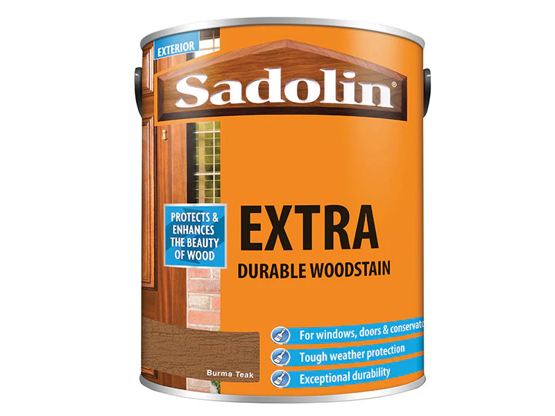 Sadolin Extra Durable Woodstain Burma Teak 5 litre