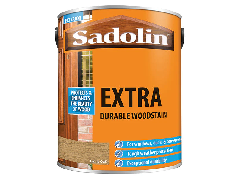 Sadolin  Extra Durable Woodstain Light Oak 5 litre