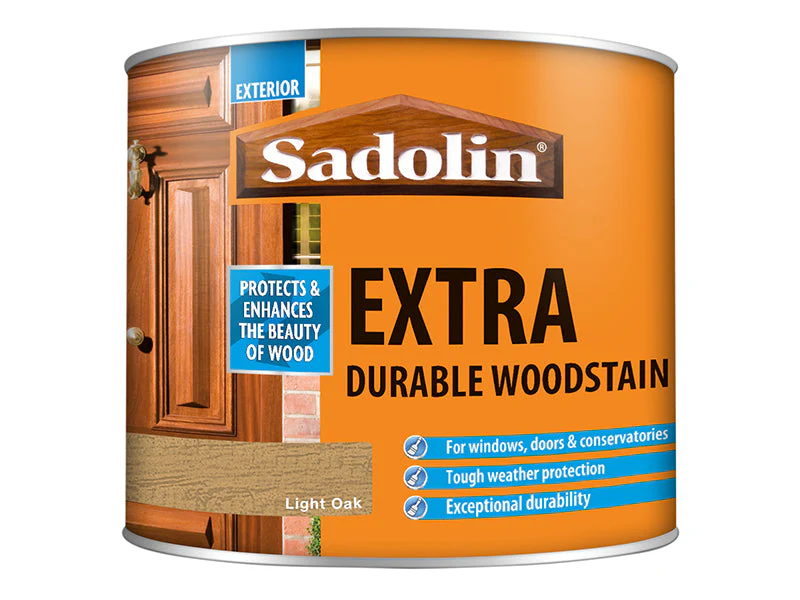 Sadolin  Extra Durable Woodstain Light Oak 500ml